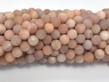 Matte Sunstone Beads, Round, 6mm-Gems: Round & Faceted-BeadXpert