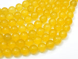 Jade Beads-Yellow, 10mm Round Beads-Gems: Round & Faceted-BeadXpert