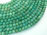 African Amazonite Beads, 7mm Round-BeadXpert