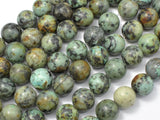 African Turquoise, 12mm Round Beads-Gems: Round & Faceted-BeadXpert