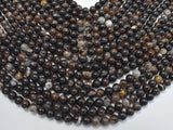 Brown Fire Agate, 6mm (6.3mm)-Agate: Round & Faceted-BeadXpert
