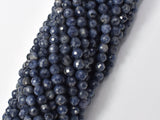 Blue Sapphire Beads, 4.5mm Faceted Round-Gems: Round & Faceted-BeadXpert