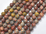 Leopard Skin Jasper, 8mm (8.6mm) Round-Gems: Round & Faceted-BeadXpert