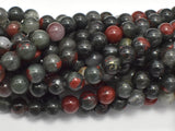 African Bloodstone, 8mm Round Beads-BeadXpert