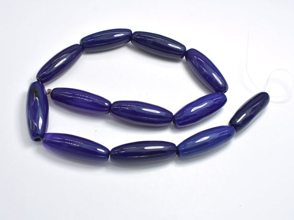 Agate Beads, 10x30mm Rice Beads-BeadXpert