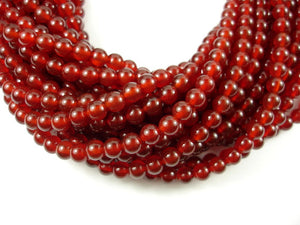 Carnelian Beads, Round, 6mm-Gems: Round & Faceted-BeadXpert