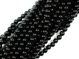 Black Onyx Beads, AA Grade Round, 4mm-BeadXpert