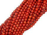 Red Jasper Beads, Round, 4mm (4.7mm)-BeadXpert