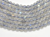 Labradorite Beads, 4mm Round Beads-BeadXpert