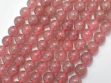 Strawberry Quartz Beads, Lepidocrocite, 8mm Round-Gems: Round & Faceted-BeadXpert