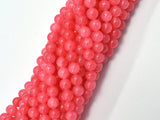 Jade Beads - Pink, 6mm Round-BeadXpert