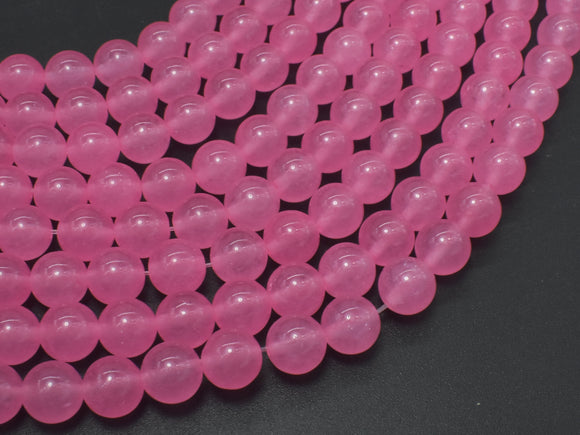 Sponge Quartz Beads-Pink, 8mm Round Beads-Gems: Round & Faceted-BeadXpert