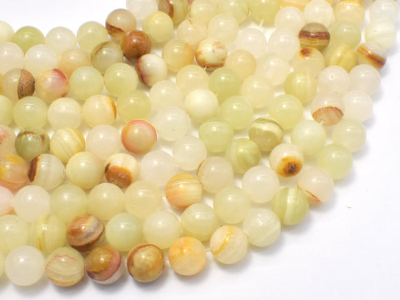 Afghan Jade Beads, 8mm Round Beads-Gems: Round & Faceted-BeadXpert
