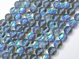 Mystic Aura Quartz-Gray, 6mm (6.5mm) Round Beads-Gems: Round & Faceted-BeadXpert