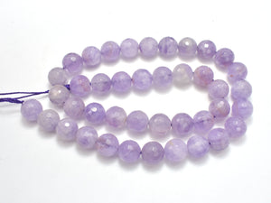 LAVENDER AMETHYST, LAVENDER JADE, 10MM FACETED ROUND-Gems: Round & Faceted-BeadXpert