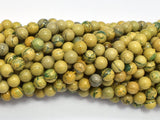 Green Muscovite 6mm Round Beads, 15 Inch-BeadXpert