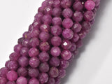 Ruby Beads, 3.8mm Micro Faceted Round-Gems: Round & Faceted-BeadXpert