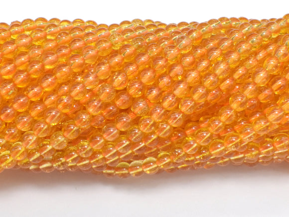 Citrine Beads, 4mm (4.4mm) Round Beads-Gems: Round & Faceted-BeadXpert