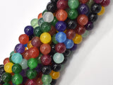 Jade - Multi Color, 8mm Round-BeadXpert