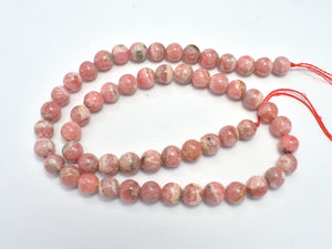 Rhodochrosite Beads, 7.5mm Round Beads-Gems: Round & Faceted-BeadXpert