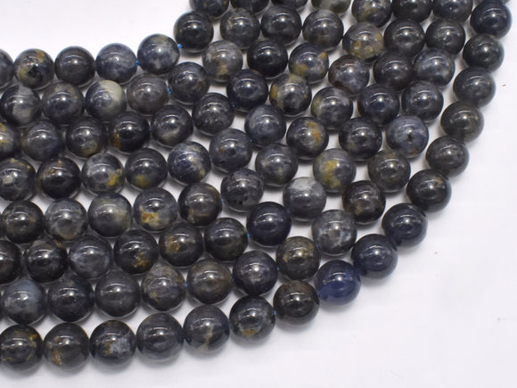 Iolite Beads, 8mm (8.3mm) Round Beads-BeadXpert