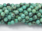 African Turquoise Beads, 8mm Round-Gems: Round & Faceted-BeadXpert