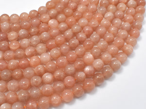 Sunstone Beads, 6mm (6.5mm) Round-Gems: Round & Faceted-BeadXpert