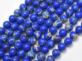 Blue Impression Jasper, 8mm Round-Gems: Round & Faceted-BeadXpert