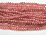 Rhodochrosite Beads, 3.6-3.8mm Round Beads-BeadXpert