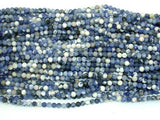Matte Sodalite Beads, 4mm (4.5mm) Round Beads-Gems: Round & Faceted-BeadXpert