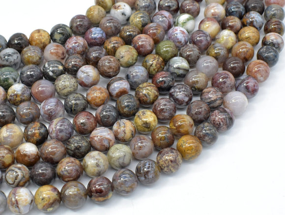 Pietersite Beads, 8mm Round Beads-Gems: Round & Faceted-BeadXpert