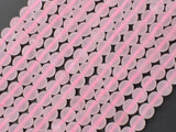 Matte Rose Quartz Beads, 6mm (6.5mm) Round beads-Gems: Round & Faceted-BeadXpert