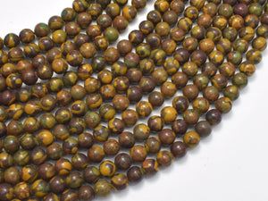 Candy Jasper Beads, 6mm (6.5mm), Round, 15 Inch-BeadXpert