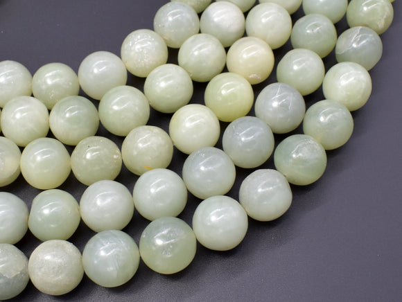 New Jade Beads, 16mm (15.5mm) Round Beads-Gems: Round & Faceted-BeadXpert