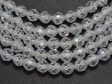 Cubic Zirconia - Clear, CZ beads, 4mm, Faceted-BeadXpert