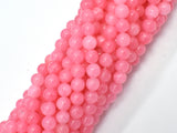 Jade Beads-Pink, 6mm Round Beads-BeadXpert