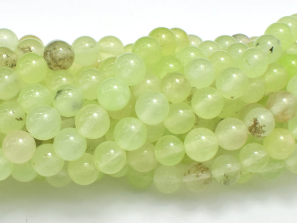 Jade - Light Green, 8mm Round-Gems: Round & Faceted-BeadXpert
