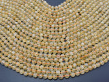 Citrine Beads, 6mm(6.2mm) Round Beads-Gems: Round & Faceted-BeadXpert