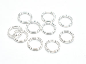 500pcs 4mm Open Jump Ring, 0.6mm (22gauge), Silver Plated-Metal Findings & Charms-BeadXpert