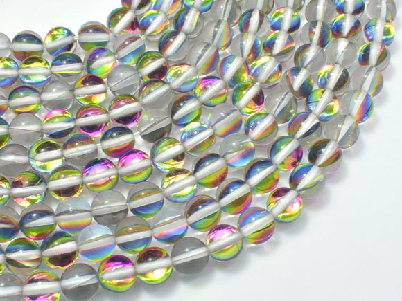 Mystic Aura Quartz-Rainbow, 6mm (6.3mm) Round-Gems: Round & Faceted-BeadXpert