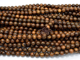 Tiger Skin Sandalwood Beads, 8mm Round Beads-Wood-BeadXpert