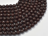 Jade Beads, Coffee, 8mm Faceted Round, 14.5 Inch-Gems: Round & Faceted-BeadXpert