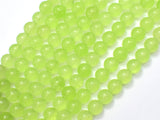 Jade - Light Green, 8mm (8.2mm) Round-Gems: Round & Faceted-BeadXpert
