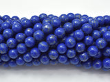 Lapis Blue Turquoise Howlite, 8mm (7.8mm)-Gems: Round & Faceted-BeadXpert