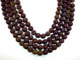 Druzy Agate Beads, Geode Beads, Matte Purple, Approx 10 mm-Agate: Round & Faceted-BeadXpert