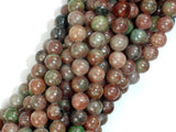 Red Green Garnet, 6mm Round Beads-BeadXpert