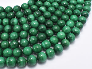 Natural Malachite, 8mm Round Beads-Gems: Round & Faceted-BeadXpert