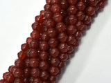Carnelian-Red 8mm Bell Beads, 13 Inch-BeadXpert