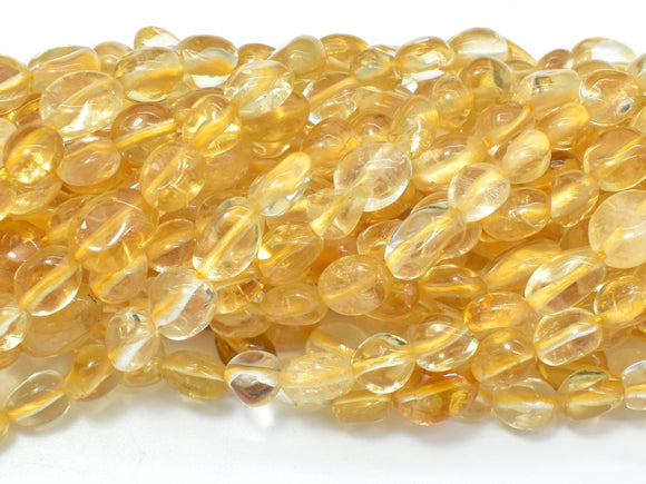 Citrine Beads, Approx 6x8mm Nugget Beads-Gems: Nugget,Chips,Drop-BeadXpert