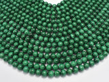 Natural Malachite, 8mm Round Beads-Gems: Round & Faceted-BeadXpert
